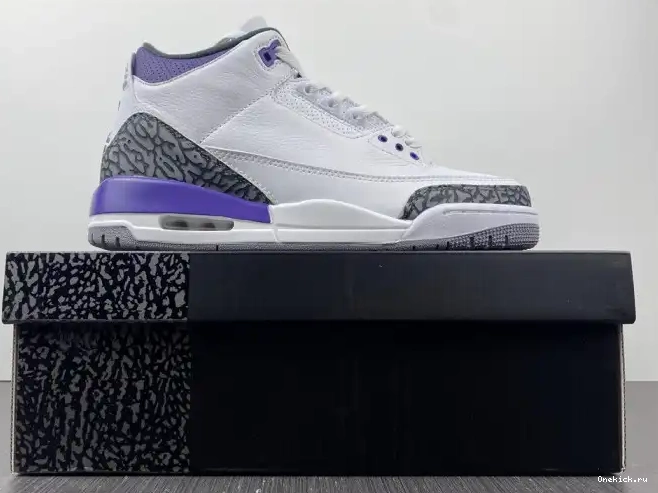 One Kick Air Iris' 3 'Dark Retro CT8532-105 Jordan 0517